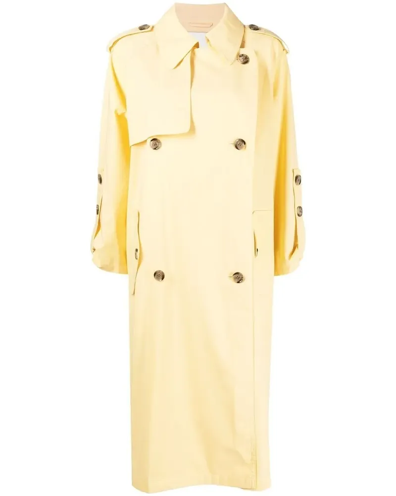 3.1 phillip lim Doppelreihiger Mantel - Gelb Gelb