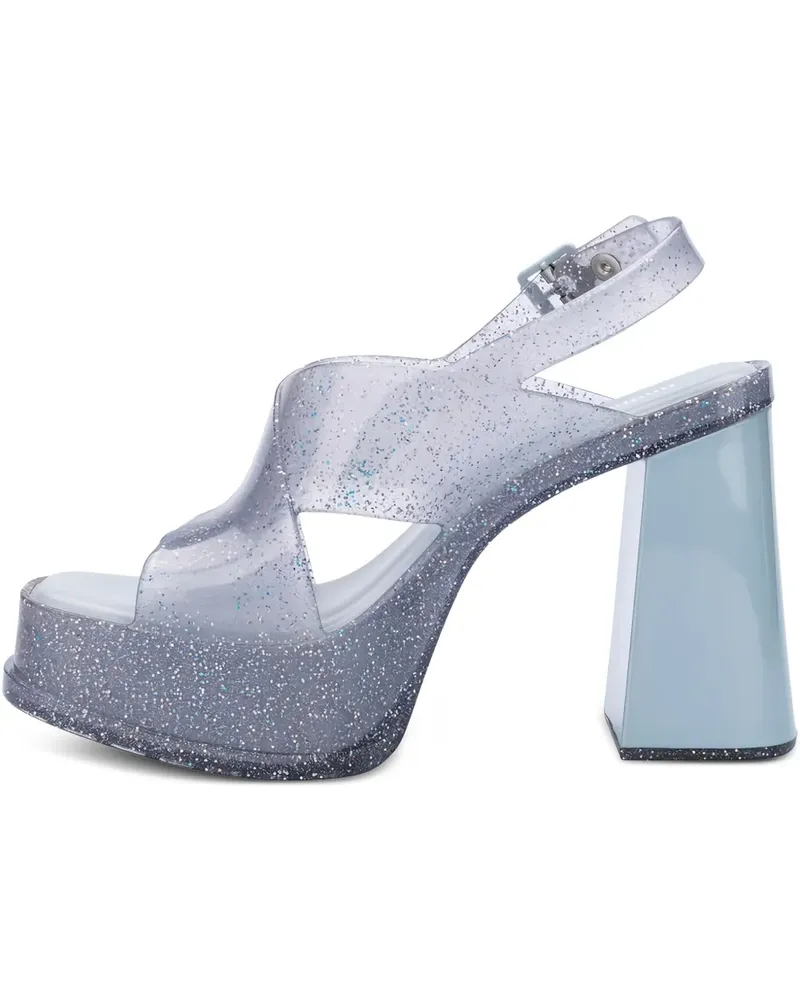 Melissa Pumps mit Plateau - Blau Blau
