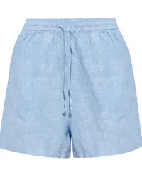 Samsøe & Samsøe Shorts aus Leinen mit Kordelzug Blau