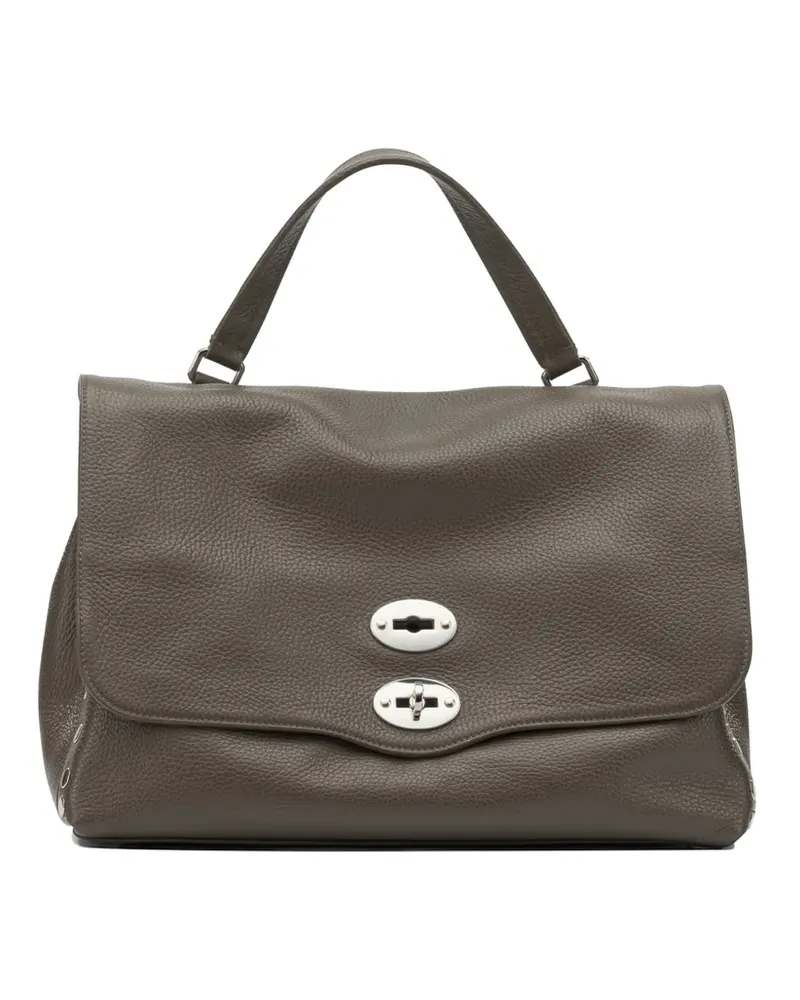 Zanellato Eyelets Postina Daily M tote bag - Grau Grau