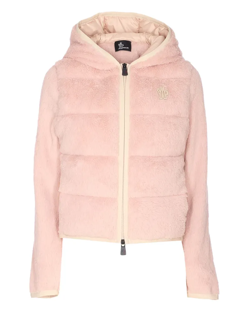 Moncler Kapuzencardigan mit Reißverschluss - Rosa Rosa