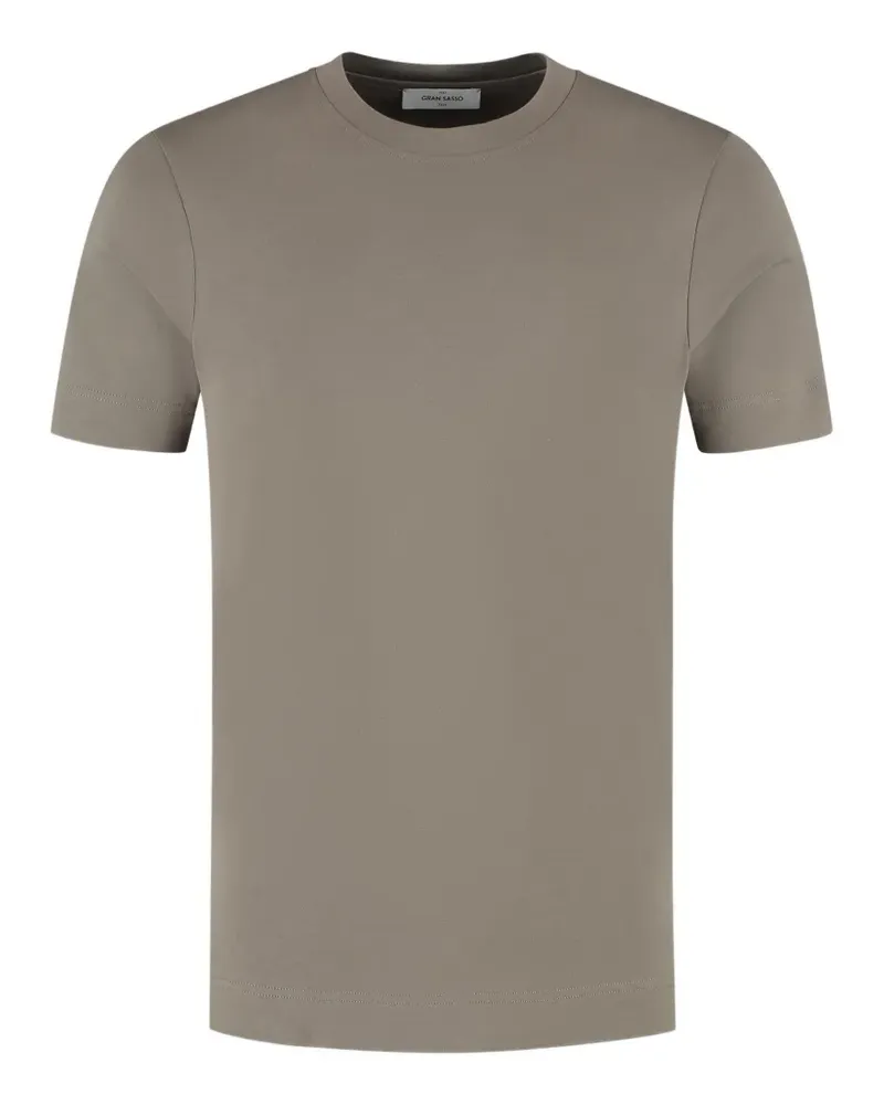 Gran Sasso T-Shirt mit Rundhalsausschnitt - Grau Grau