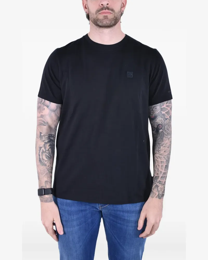 Moose Knuckles Duluth logo-patch T-shirt - Schwarz Schwarz