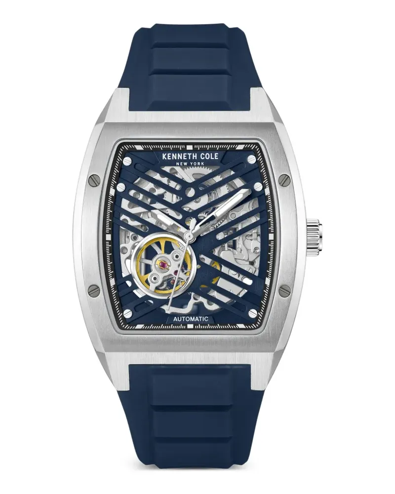 Kenneth Cole Armbanduhr mit Skelett-Zifferblatt 40mm - Silber Silber