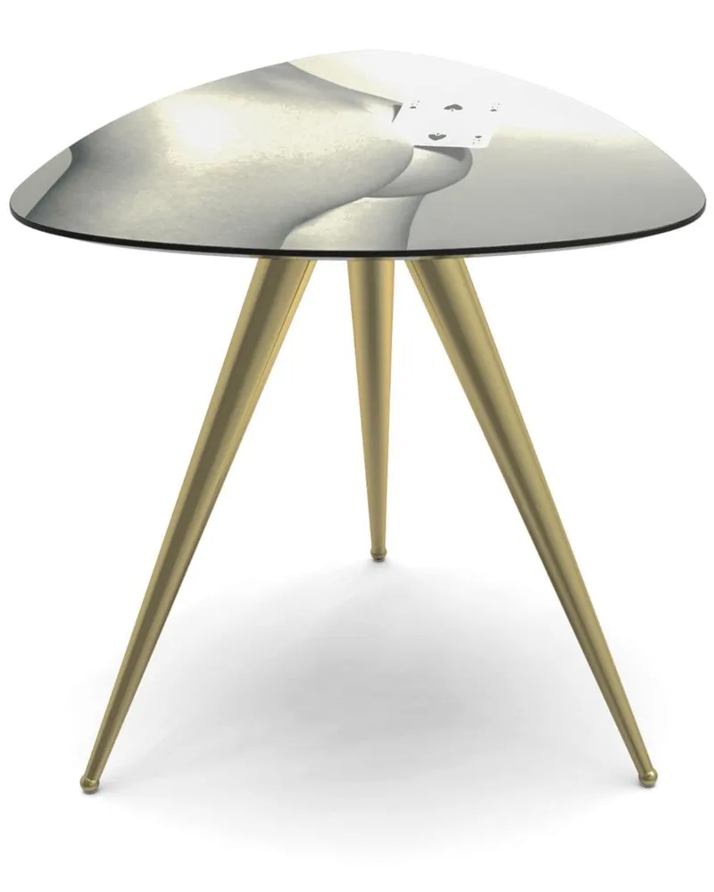 Seletti Two of Spades Beistelltisch - Grau Grau
