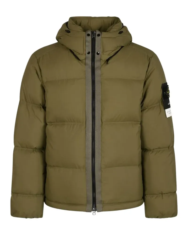 Stone Island 4100013 Jacke aus mattem Ripstop mit CORDURA® Advanced Fabrics - Grün Grün