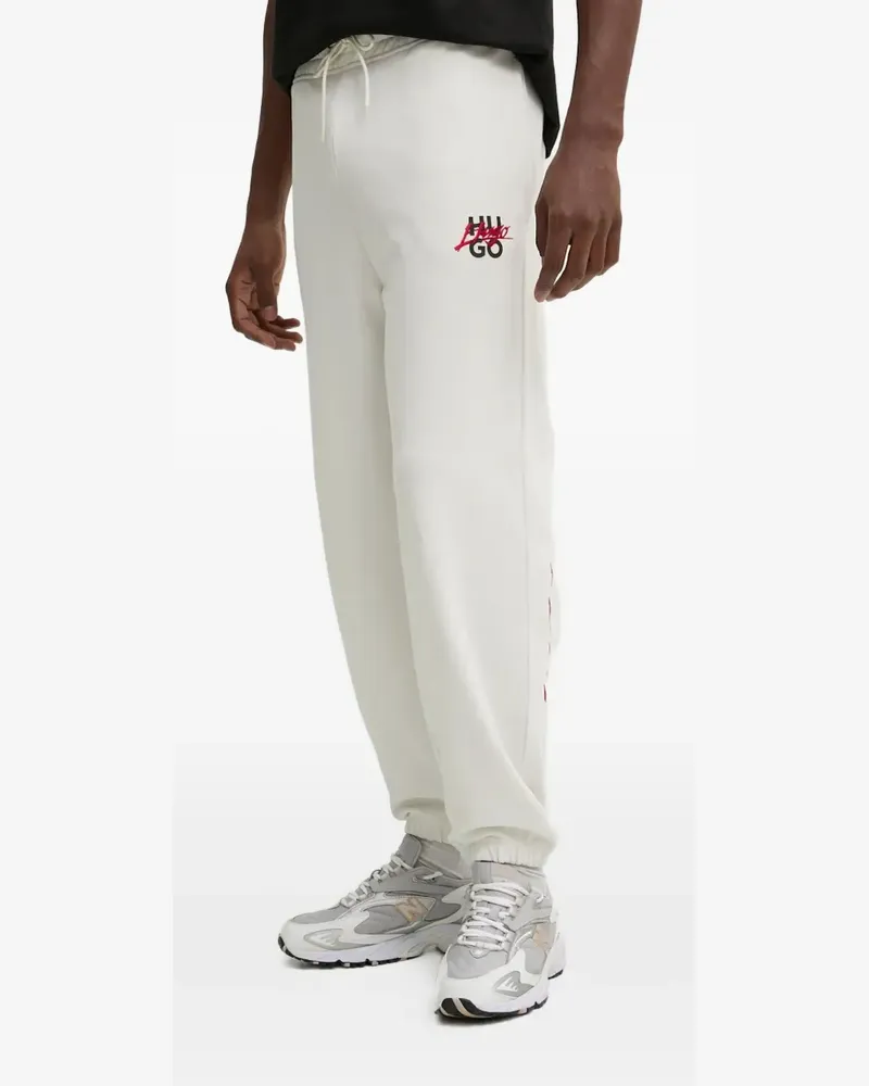 HUGO BOSS Jogginghose mit Kordelzug - Weiß Weiß