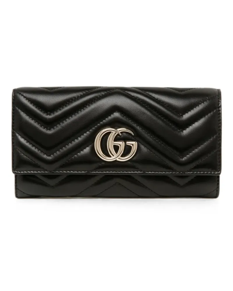 Gucci GG Marmont Portemonnaie - Schwarz Schwarz