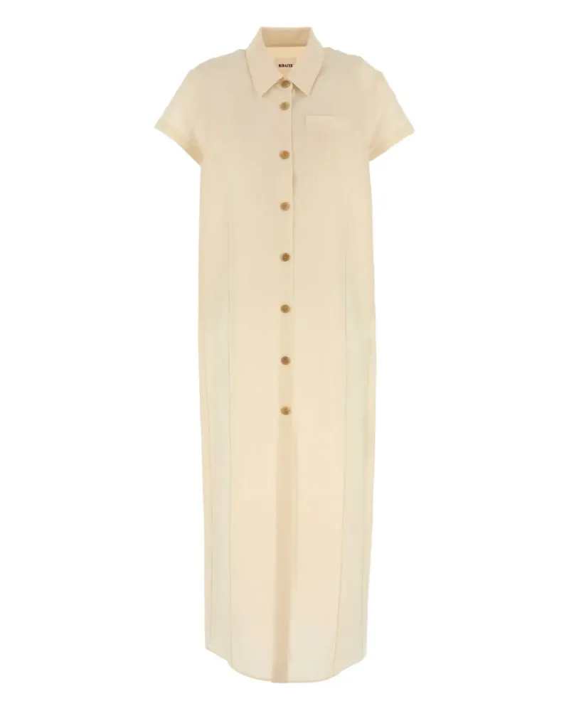 KHAITE Mittellanges Hemdkleid - Nude Nude