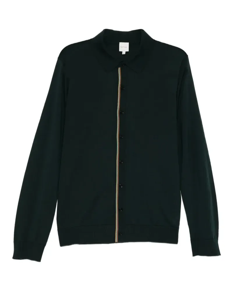 Paul Smith Gestreifter Cardigan - Grün Grün