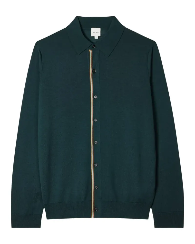 Paul Smith Gestreifter Cardigan - Grün Grün