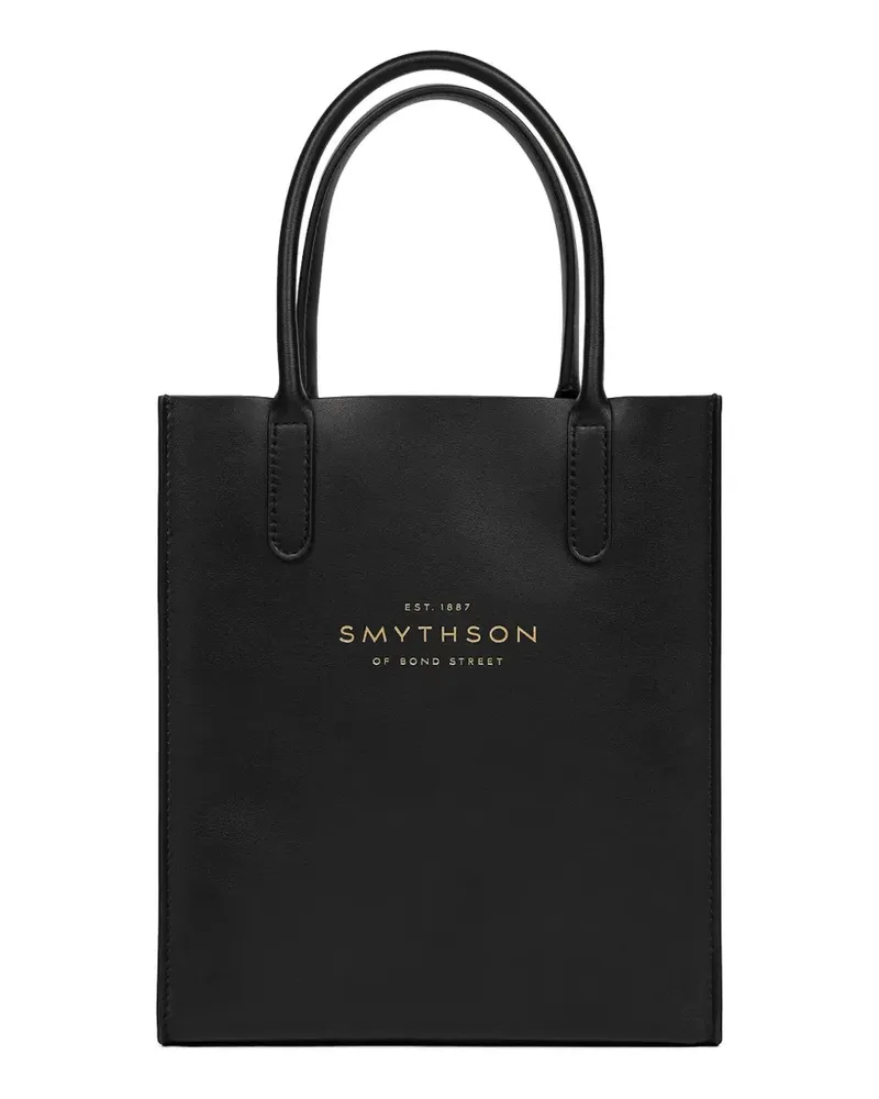 Smythson Mini Kingly Tote Bag - Schwarz Schwarz