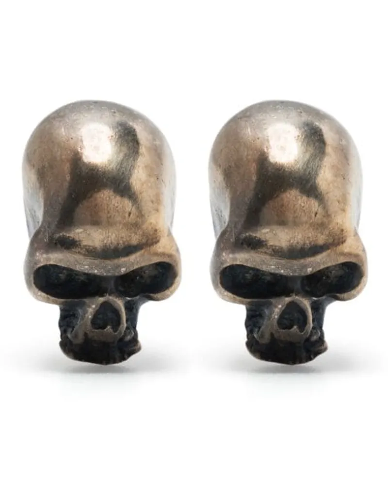 WERKSTATT:MÜNCHEN Totenkopf-Ohrringe aus Silber