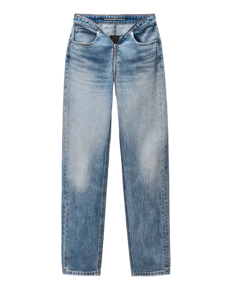 Alexander Wang Jeans mit V-Bund - Blau Blau