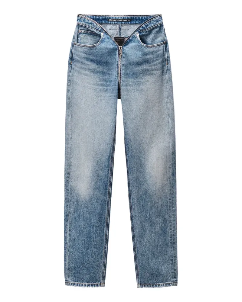 Alexander Wang Jeans mit V-Bund - Blau Blau