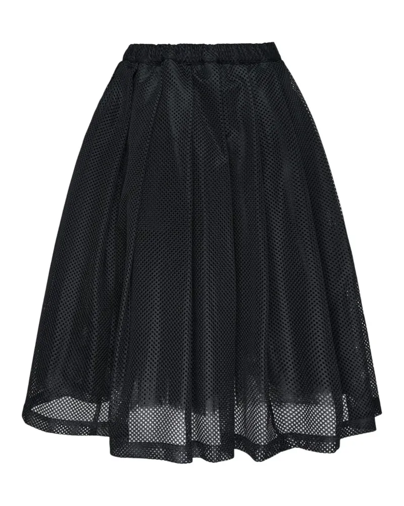 Comme des Garçons layered mesh skirt - Schwarz Schwarz
