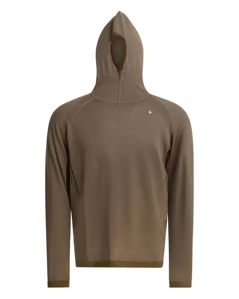 Stone Island Hoodie mit langen Ärmeln - Braun Braun
