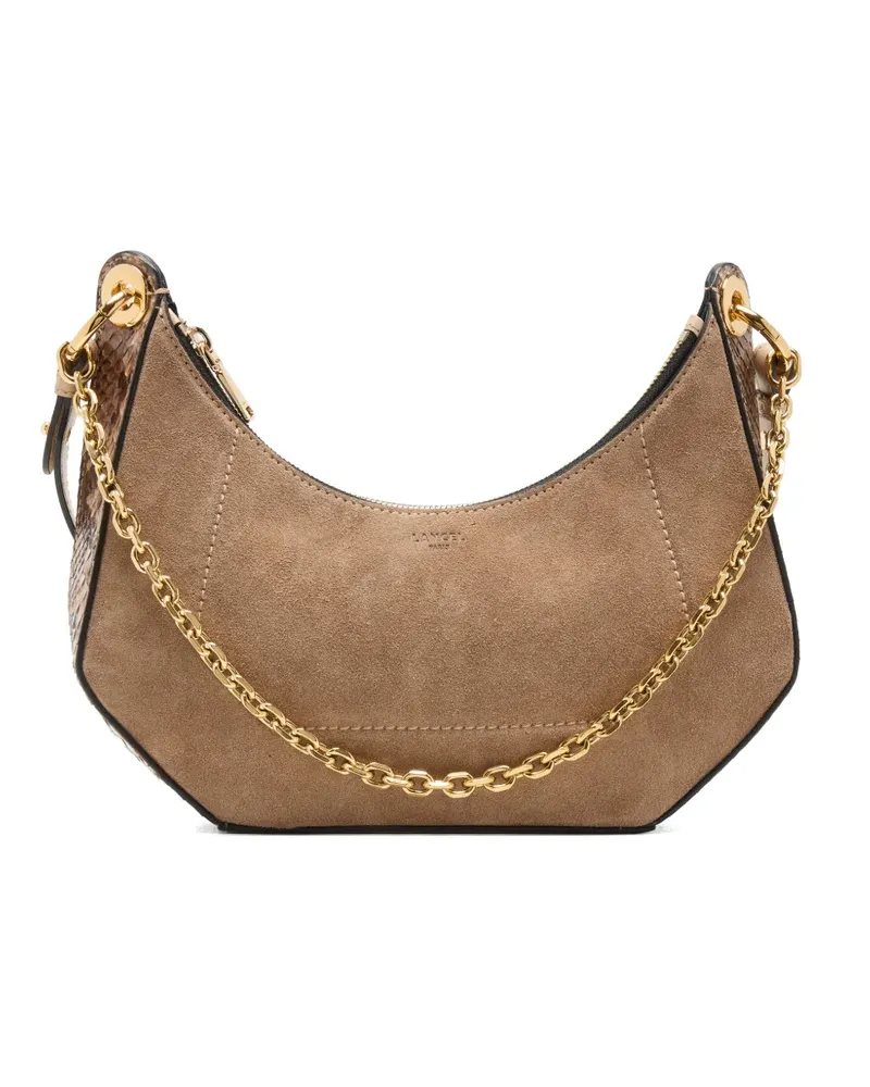 Lancel Croisette Schultertasche mit Kettenriemen - Nude Nude