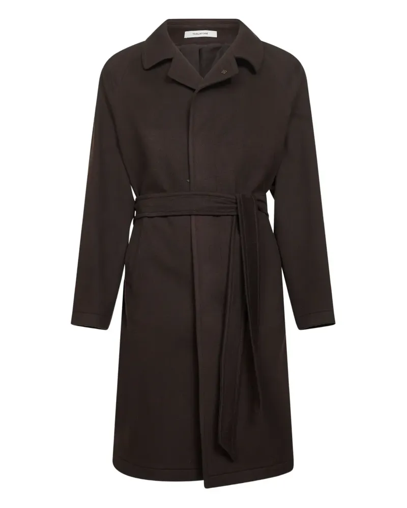 Tagliatore lapel belted coat - Braun Braun