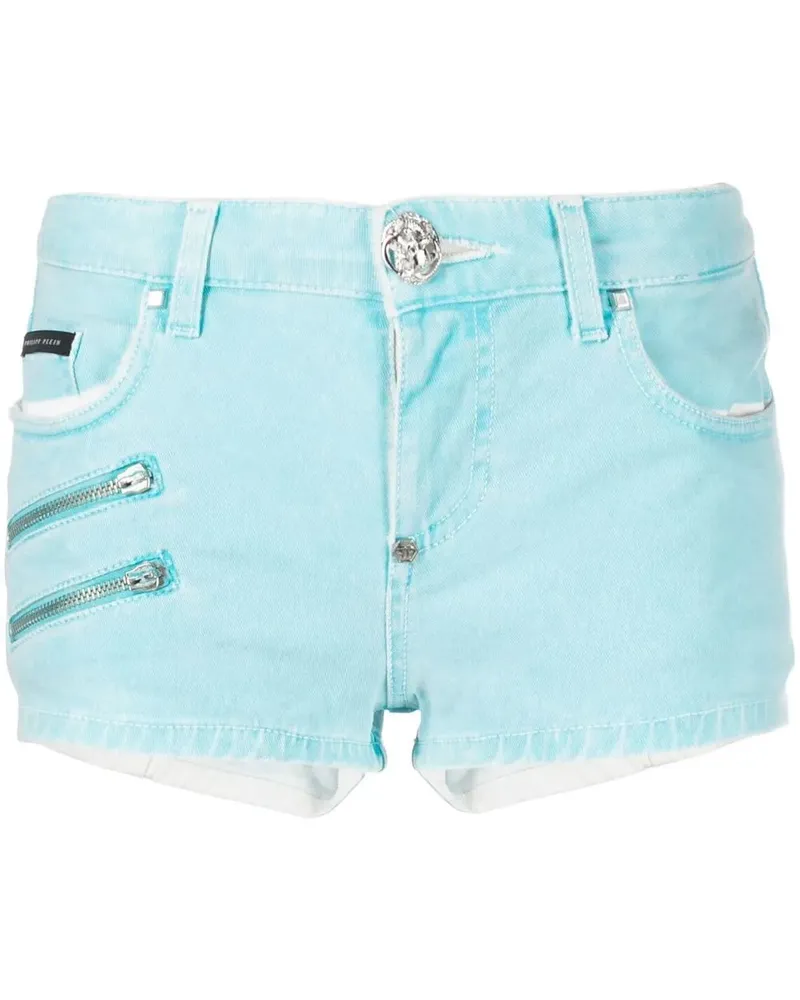 Philipp Plein Jeans-Shorts - Blau Blau