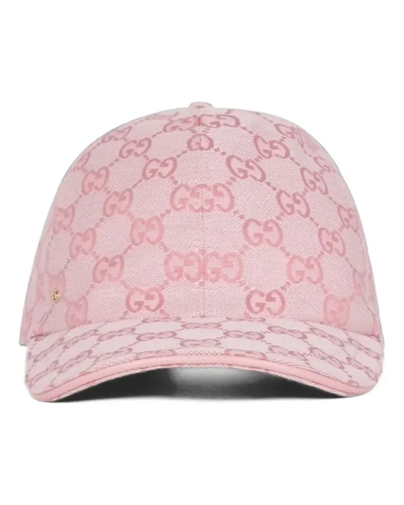 Gucci Baseballkappe aus GG Canvas - Rosa Rosa