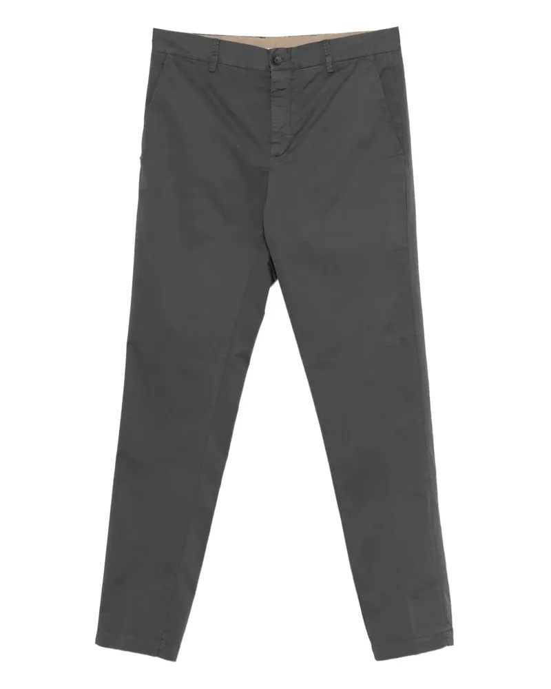 PLAN C Hose mit geknöpftem Hosenschlitz - Grau Grau