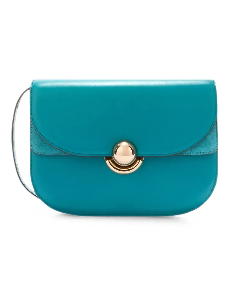 Furla Kleine Umhängetasche mit Klappdeckel - Blau Blau