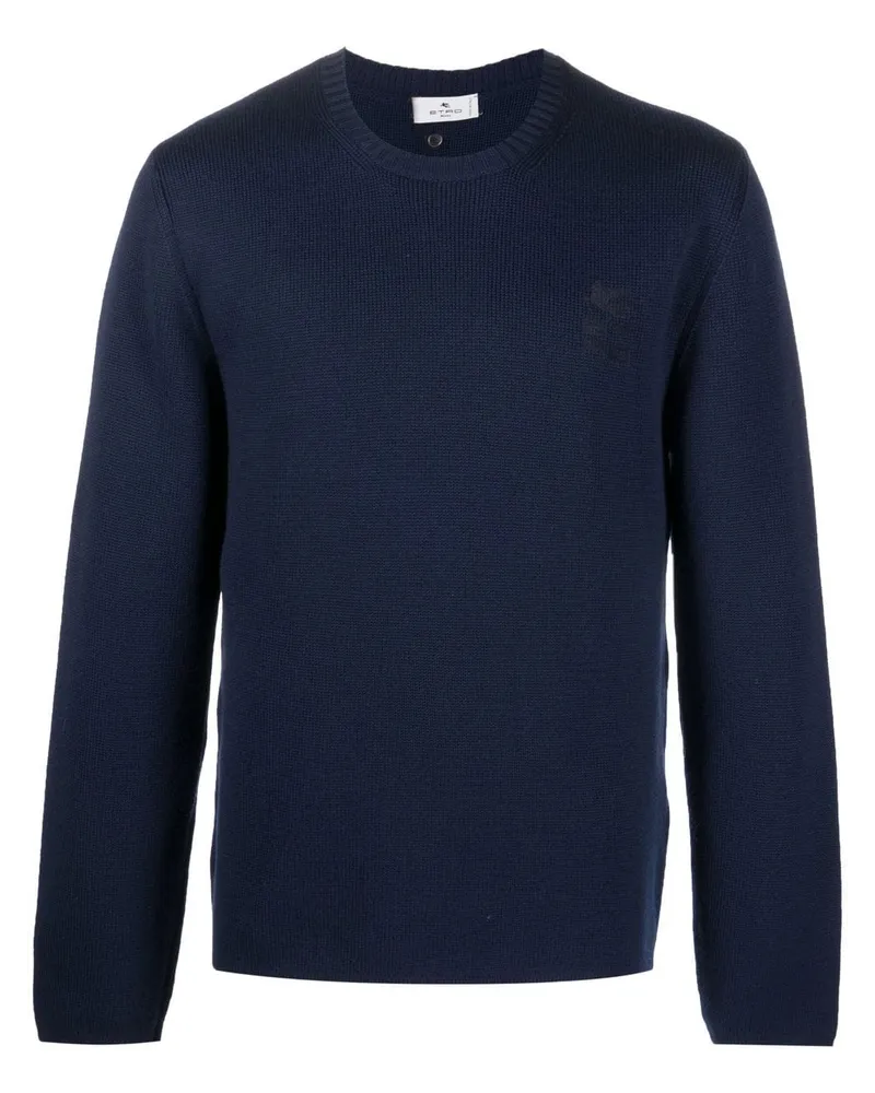 Etro Pullover mit rundem Ausschnitt - Blau Blau