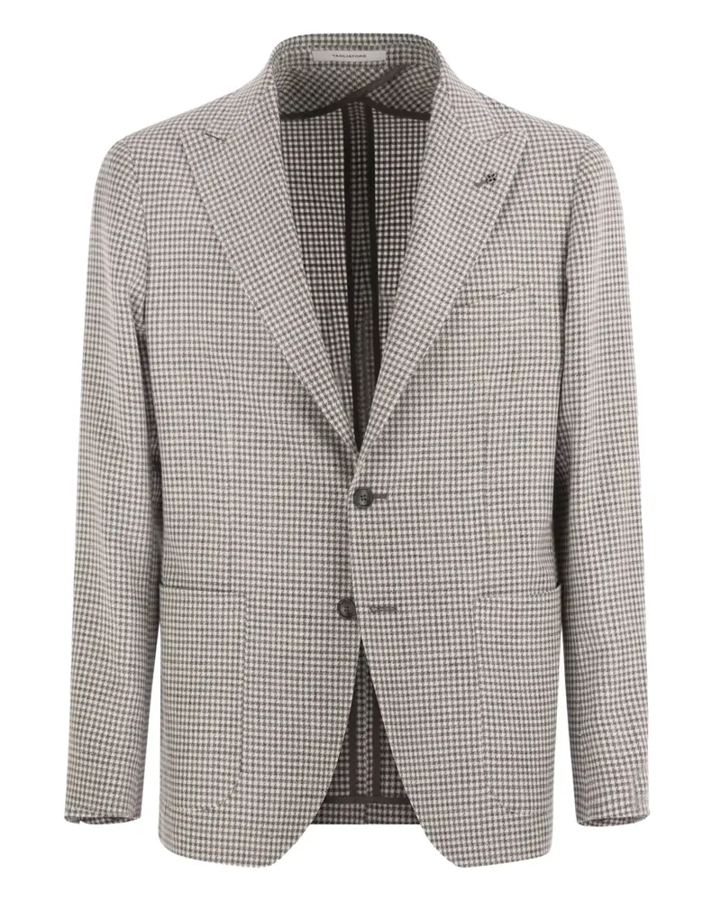 Tagliatore Montecarlo Sakko mit aufgesetzter Tasche - Grau Grau