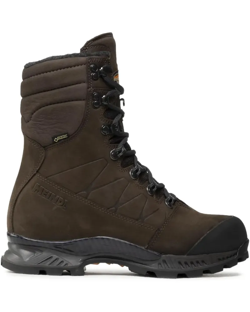 Meindl Schnürstiefel aus Leder - Braun Braun