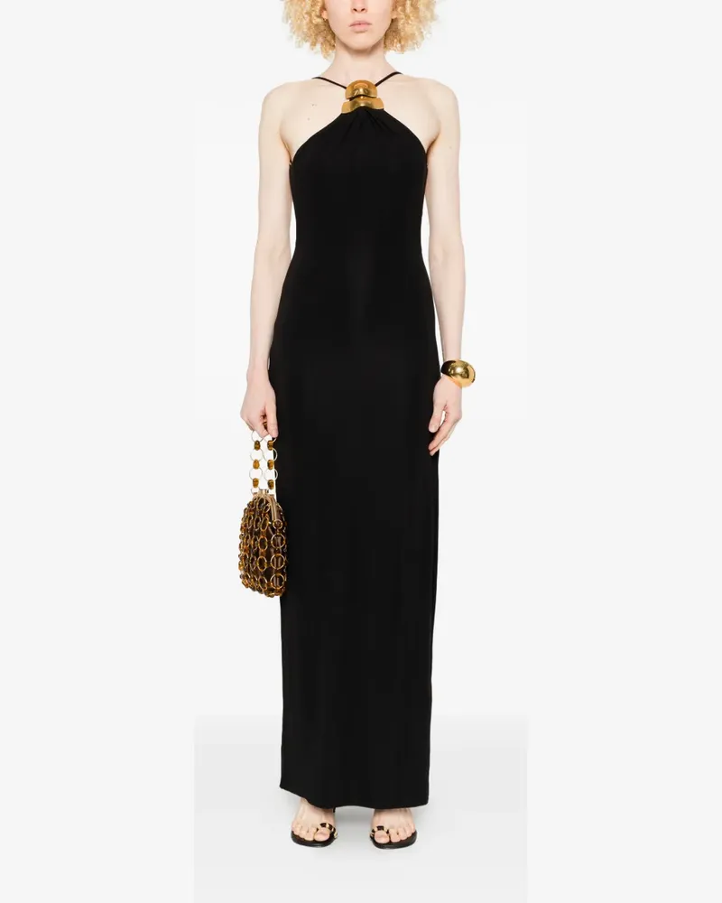 Cult Gaia Vaela halterneck maxi dress - Schwarz Schwarz