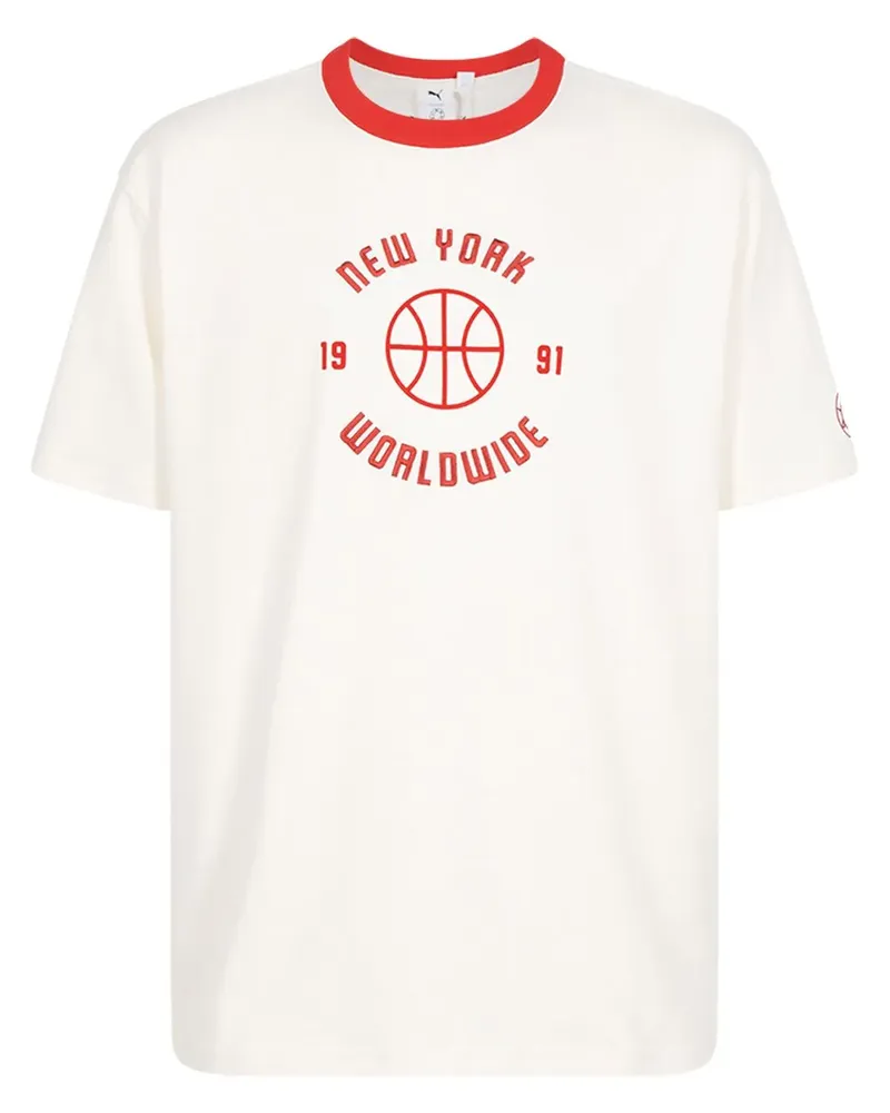 Puma x Rhuigi T-Shirt mit Stickerei - Weiß Weiß