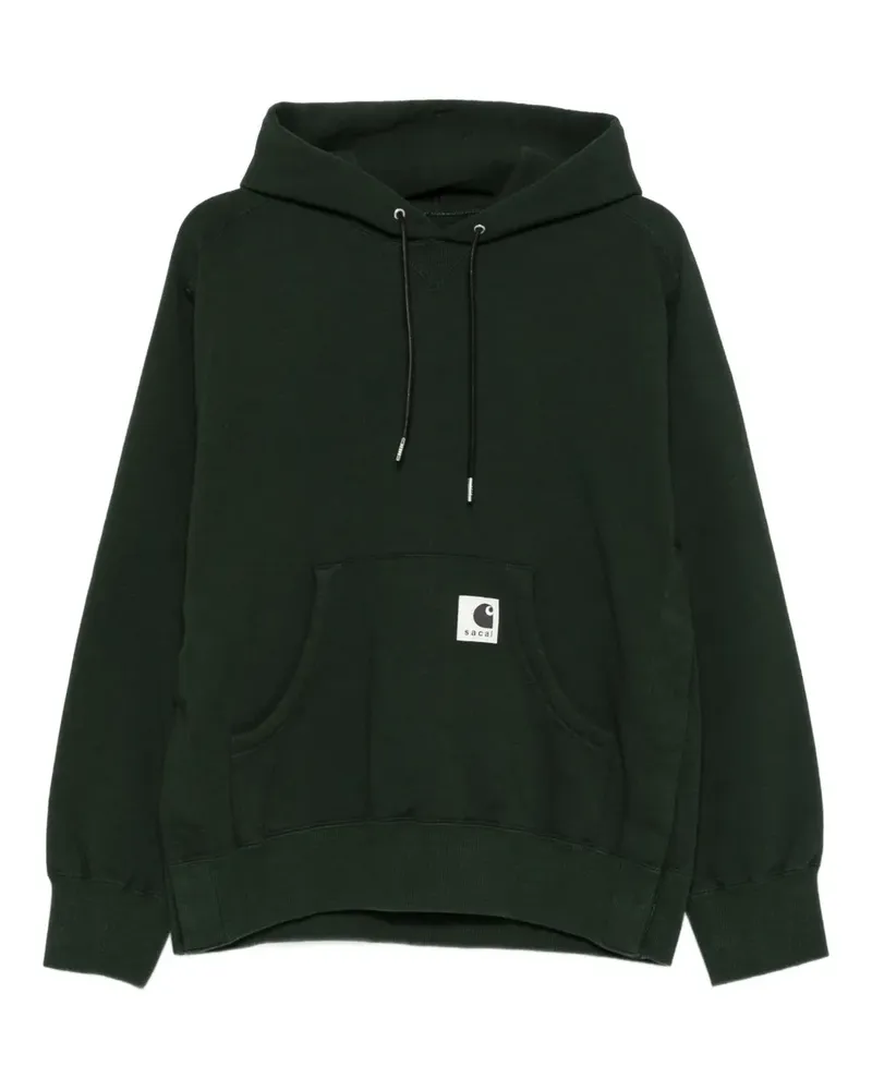 Sacai x Carhartt WIP Hoodie mit Tasche - Grün Grün