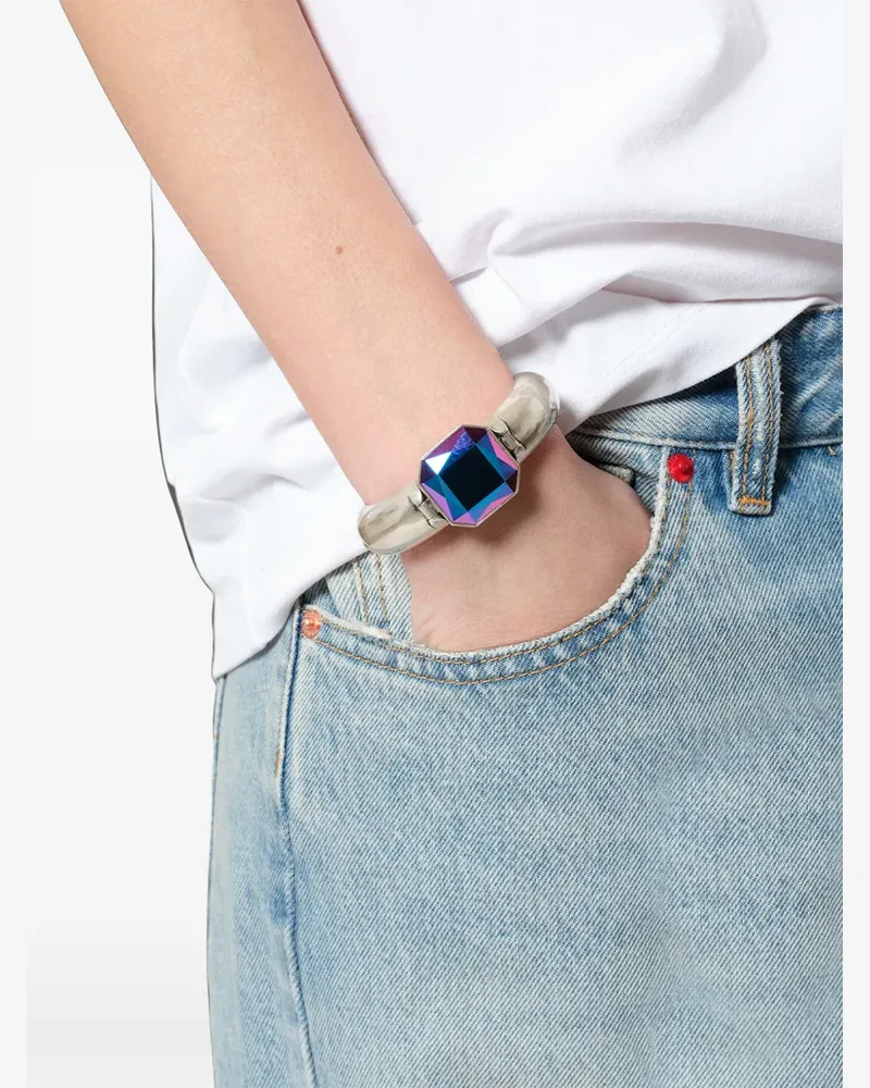 Isabel Marant Luce Armspange mit Kristallen - Silber Silber