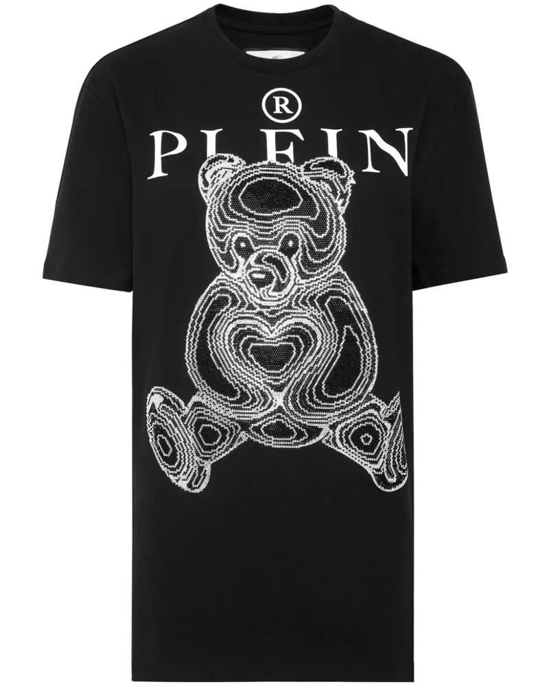 Philipp Plein T-Shirt mit Logo-Print - Schwarz Schwarz