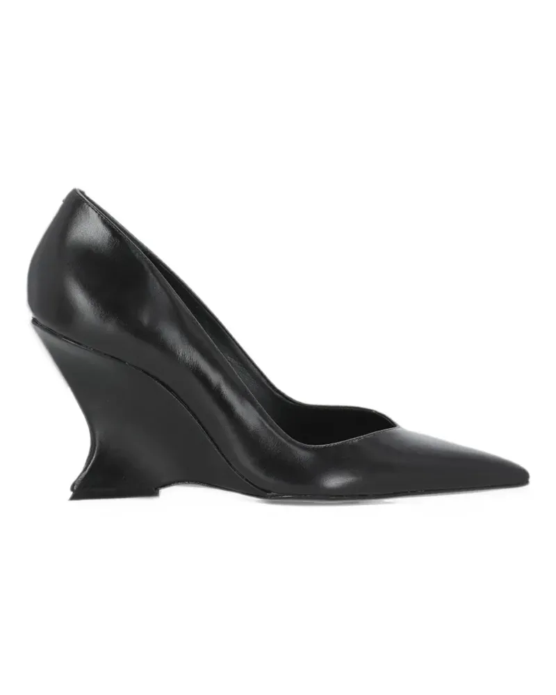 Schutz Siena sculptural-wedge pointed-toe pumps - Schwarz Schwarz