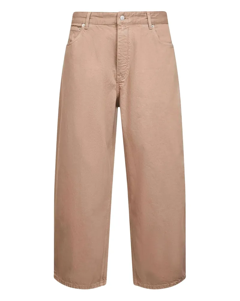 Studio Nicholson Five-Pocket-Jeans mit Ballonbein - Braun Braun