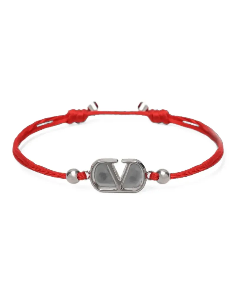 Valentino Garavani VLogo Signature cotton bracelet - Silber Silber