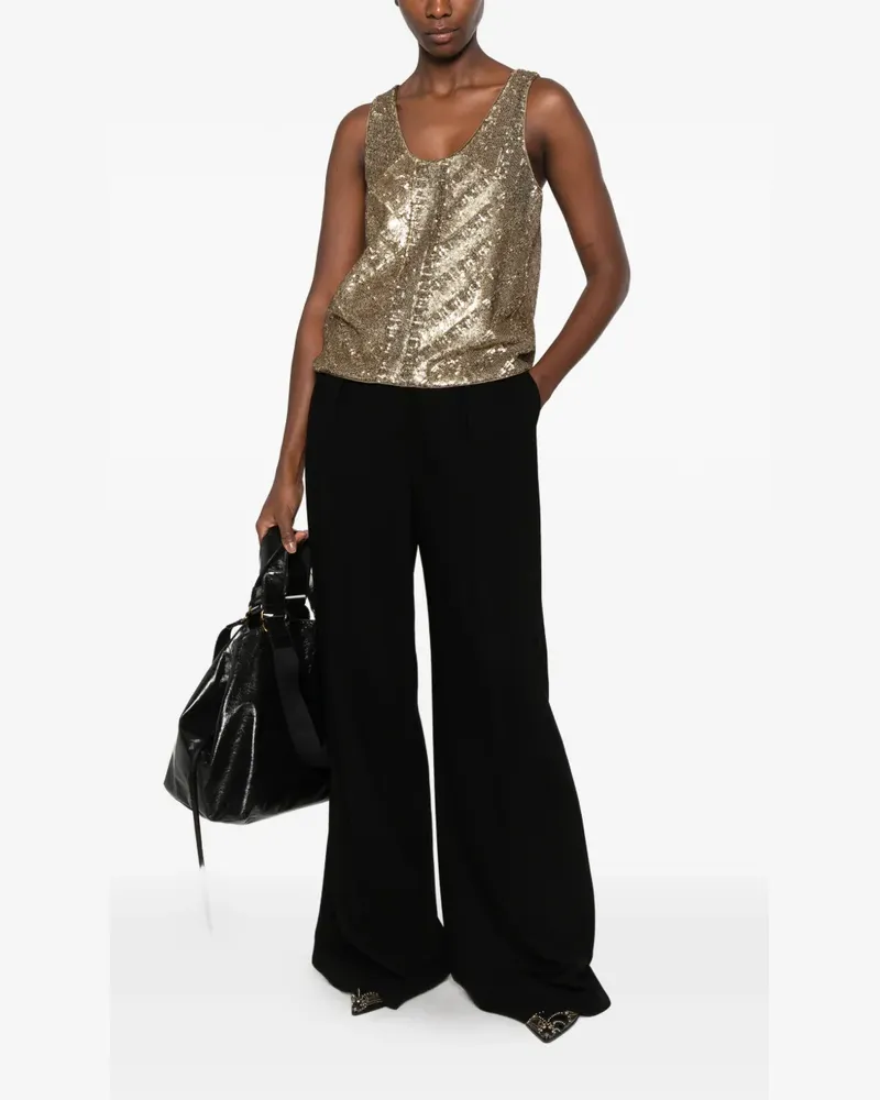 Zadig & Voltaire sequin-embellished top - Gold Gold