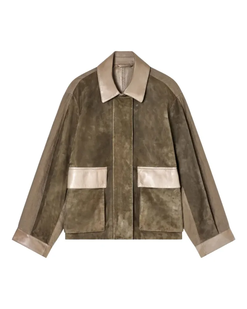 Giorgio Armani Bomberjacke aus Wildleder - Braun Braun