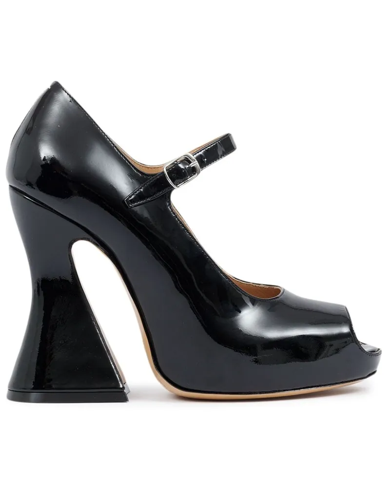 Maison Margiela Sketch Mary Janes 120mm - Schwarz Schwarz