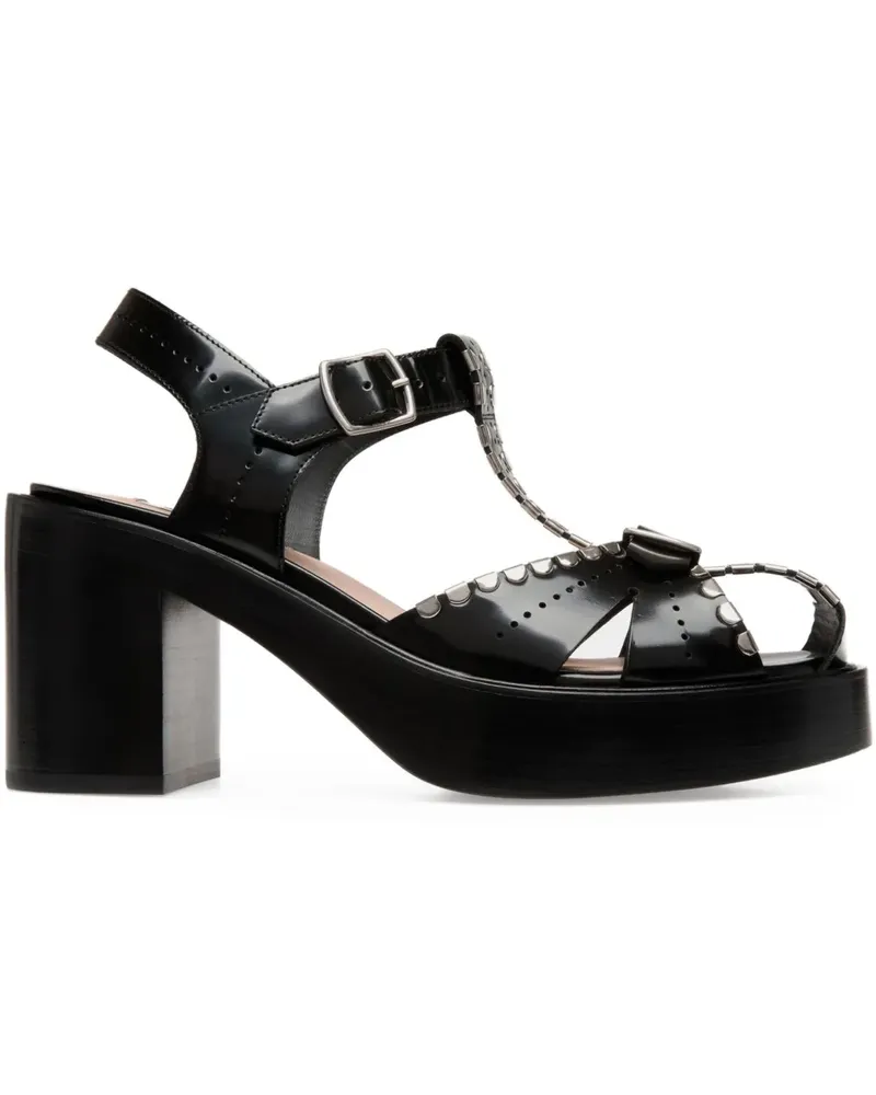 Bally Peggy Gut Sandalen 85mm - Schwarz Schwarz