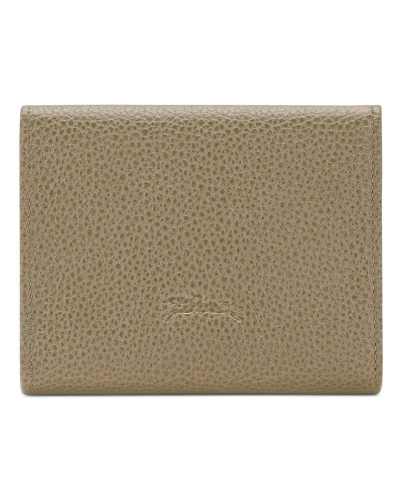 Longchamp Le Foulonné Compact wallet - Nude Nude
