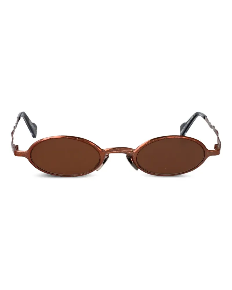 KUBORAUM Maske Z24 oval-frame sunglasses - Braun Braun