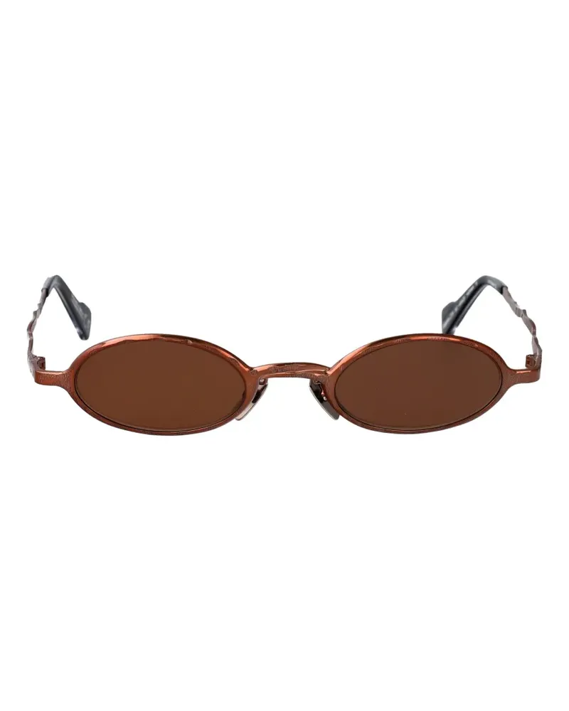 KUBORAUM Maske Z24 oval-frame sunglasses - Braun Braun