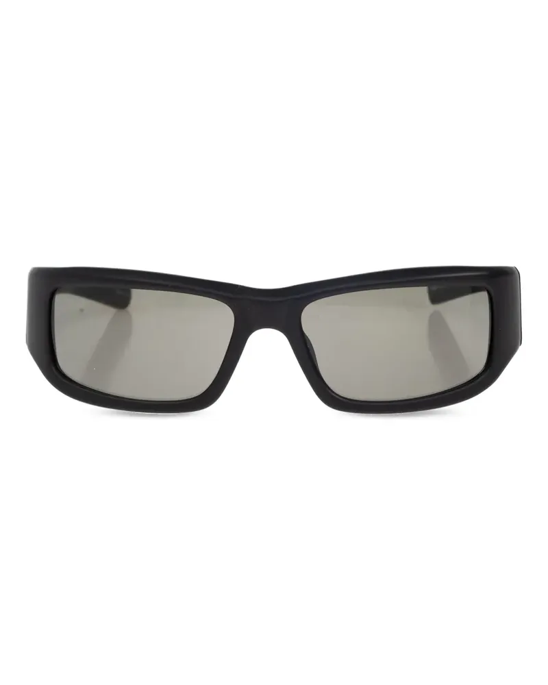 Jacquemus Sonnenbrille mit eckigem Gestell - Schwarz Schwarz