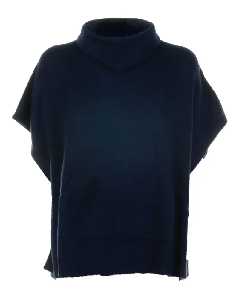 cinque roll-neck pocket sweater - Blau Blau