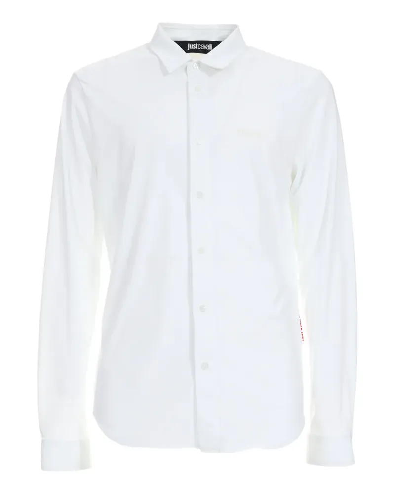 Just Cavalli Langärmeliges Hemd - Weiß Weiß