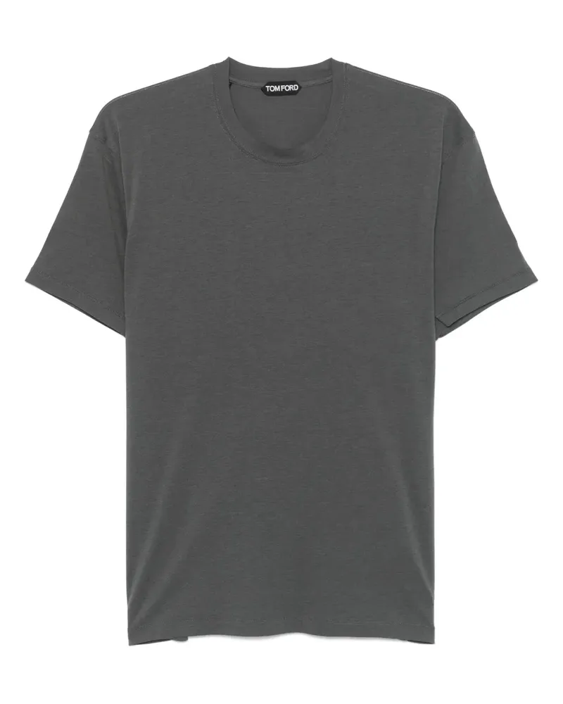 Tom Ford Meliertes T-Shirt - Grau Grau