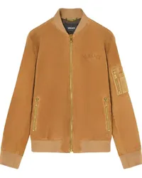 Versace Bomberjacke aus Wildleder Braun